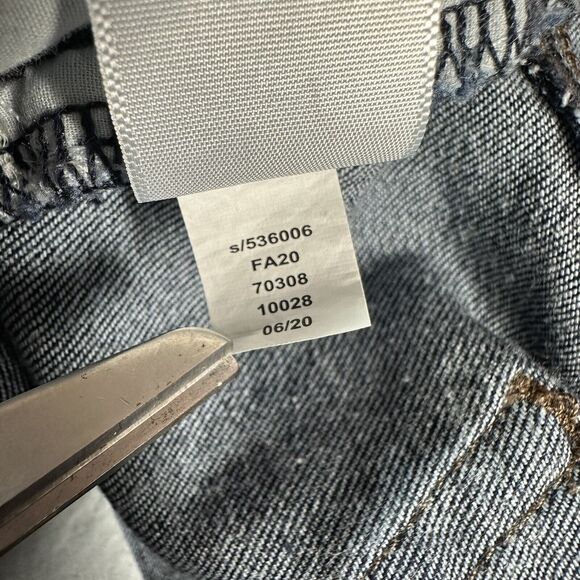 Loft SKINNY Womens Size 4 Blue Mid Rise Jeans Denim Pants Ann Taylor 28x27.5 - Picture 10 of 10
